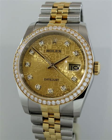 rolex datejust steel diamonds|rolex datejust diamond bezel men's.